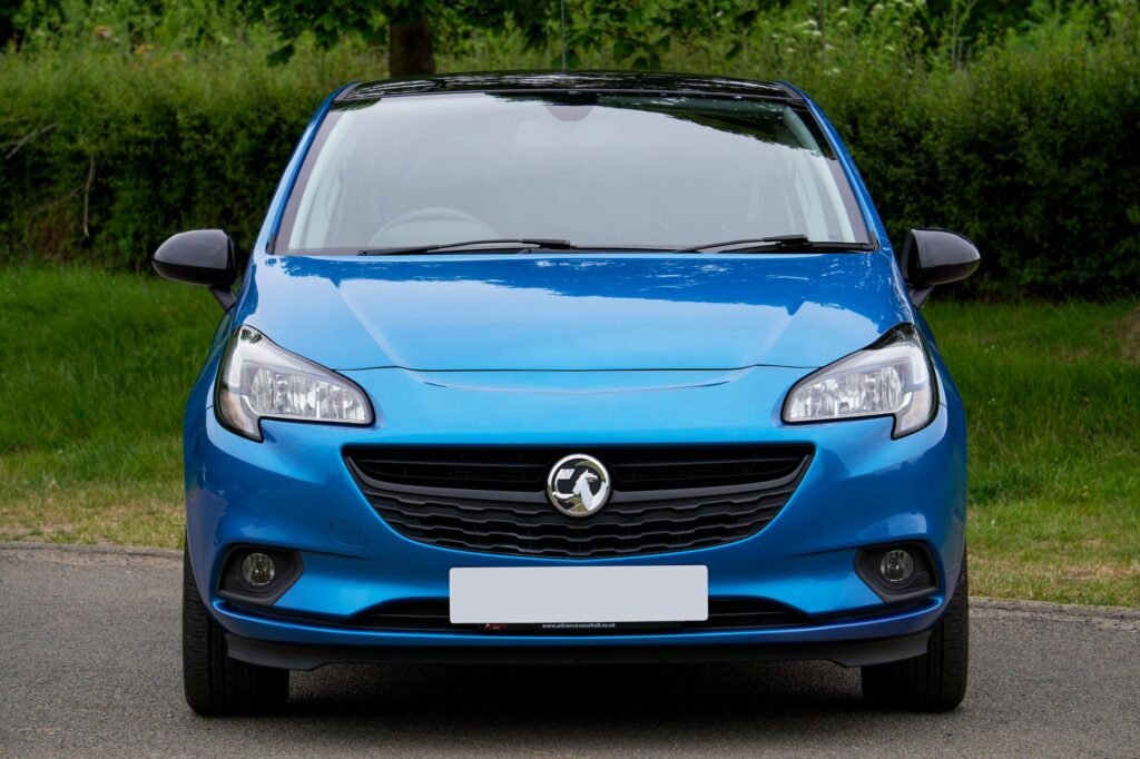 Vauxhall Vivaro van parked on UK road — AdBlue fault warning